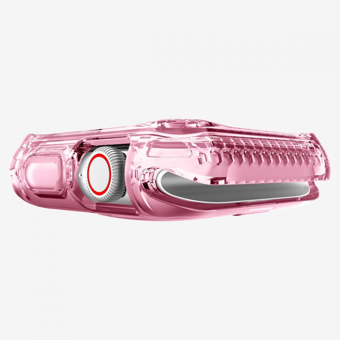 Ốp bảo vệ ITSKINS SPECTRUM CLEAR - Apple Watch Series SE / 6 / 5 / 4 - 40mm - Light Pink
