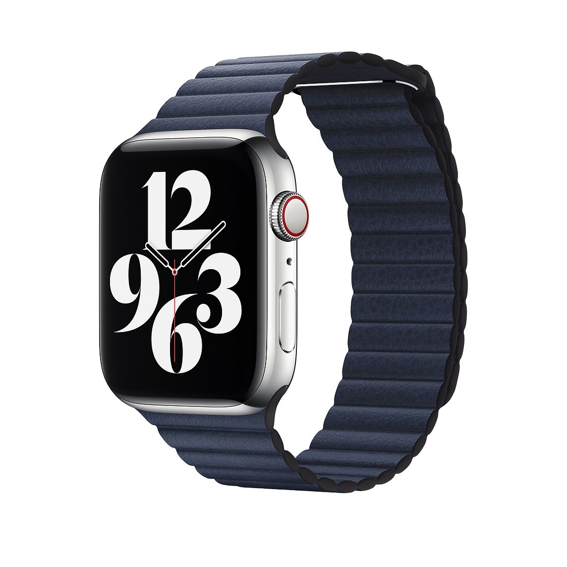 Apple Watch 44mm Leather Loop, new seal - Diver Blue