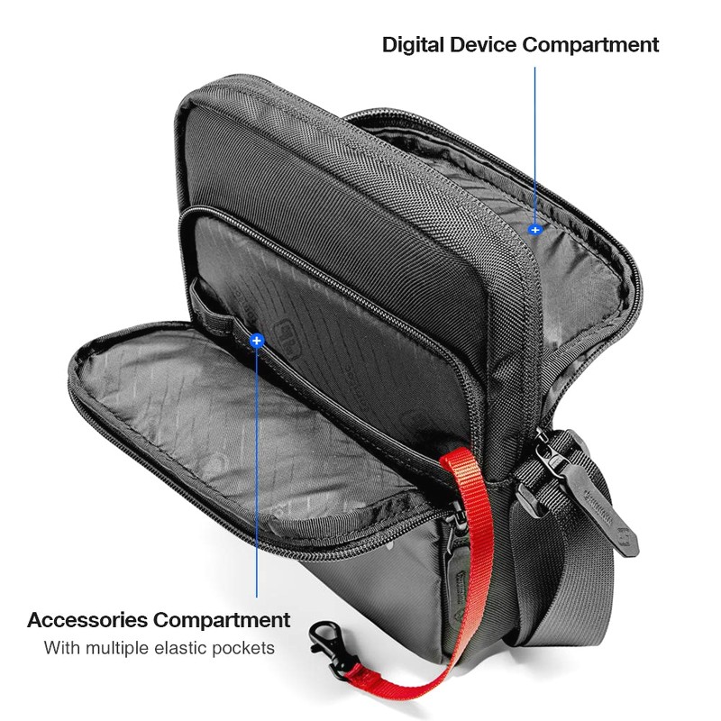 Túi đeo chéo Tomtoc Mini Crossbody for Tech Accessories And iPad Mini 7.9