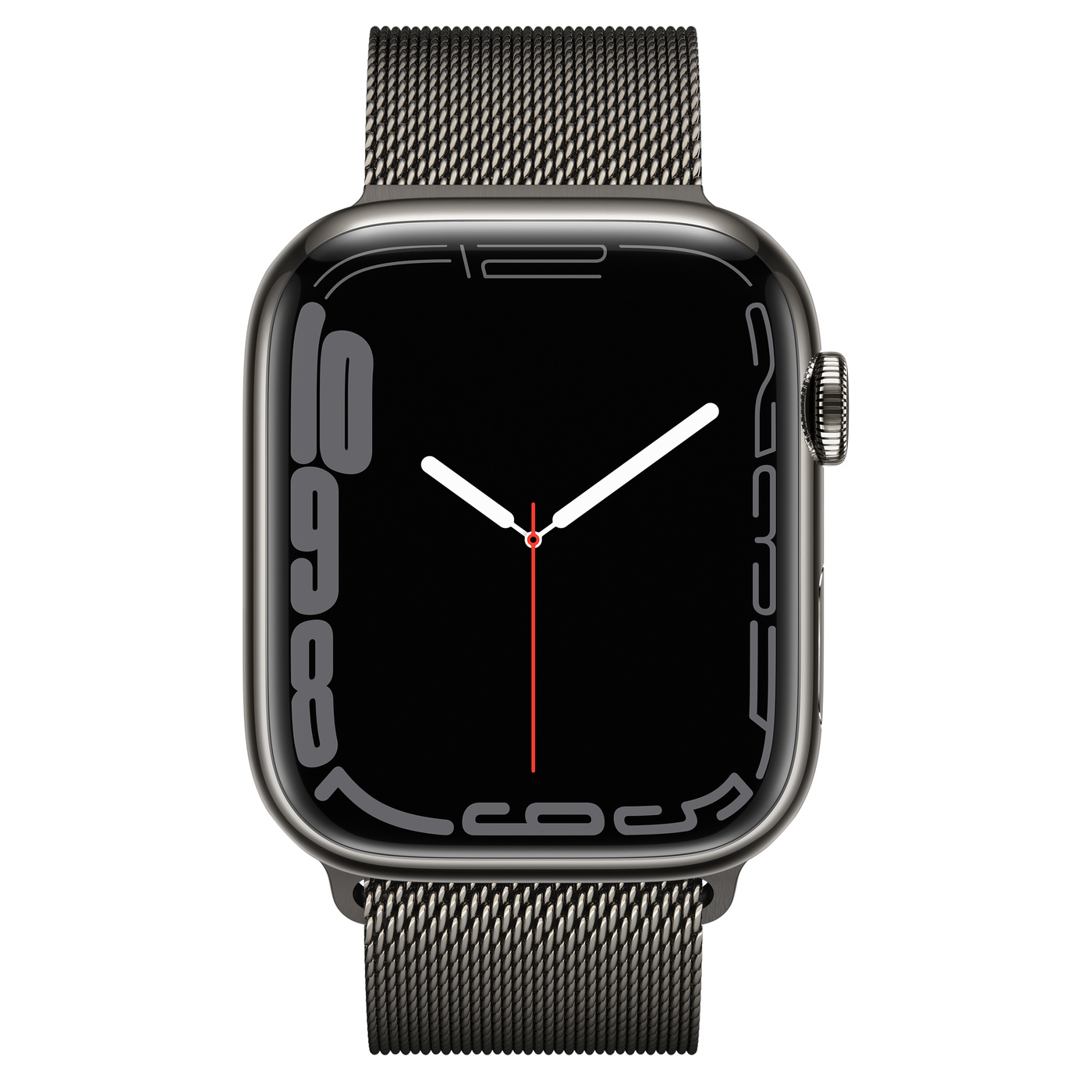 Apple Watch Series 7 GPS + Cellular, 45mm Stainless Steel with Milanese Loop