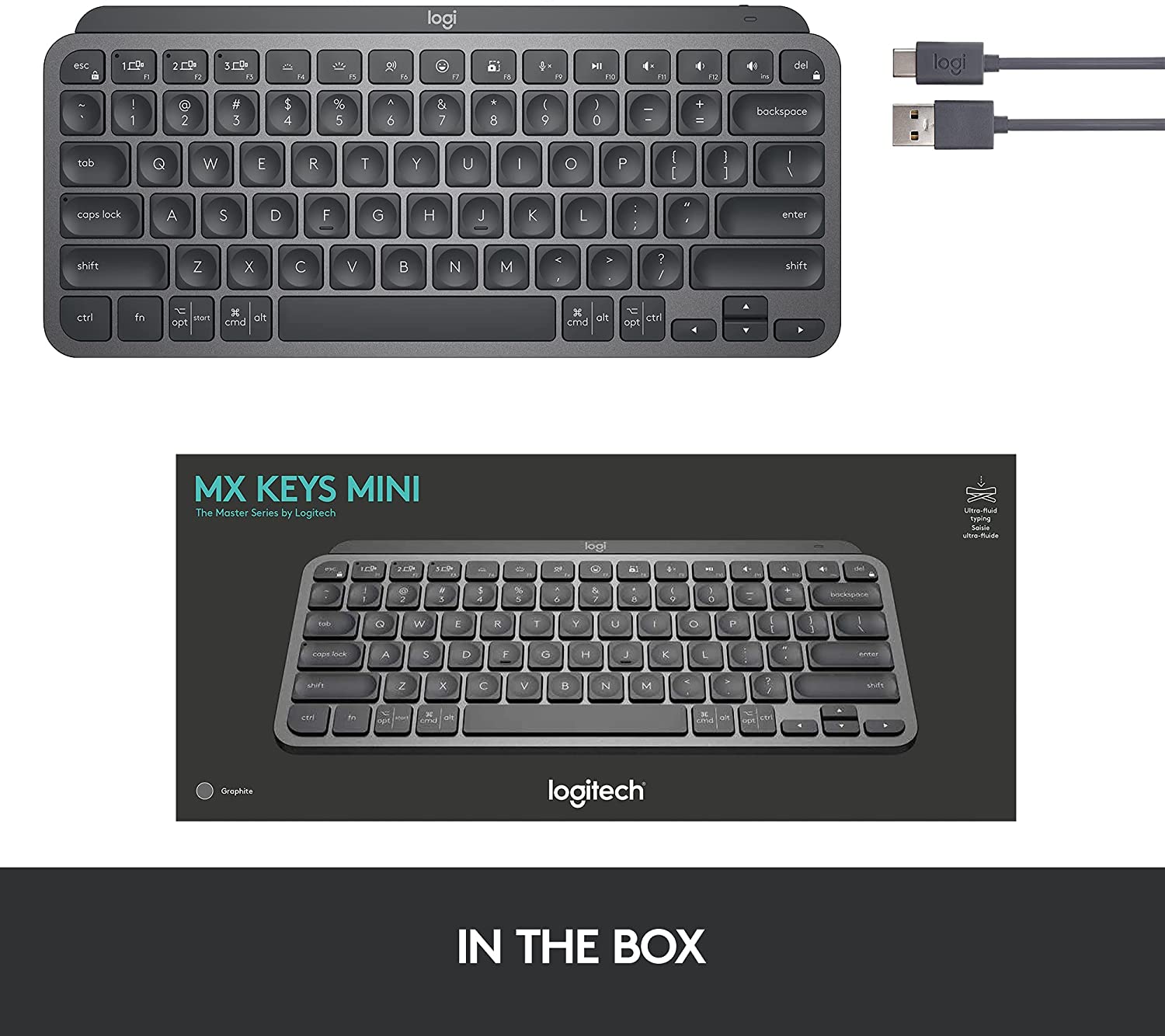 Bàn phím không dây Logitech MX Keys Mini
