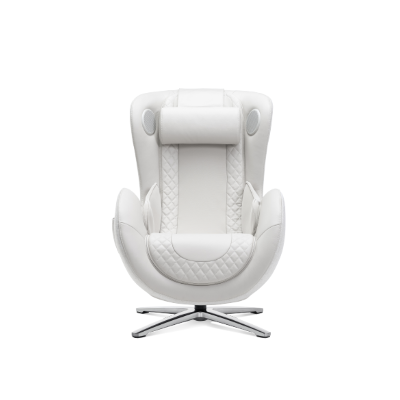 Ghế massage thương gia NOUHAUS 2021 Classic Chair with Ottoman (Elder White)