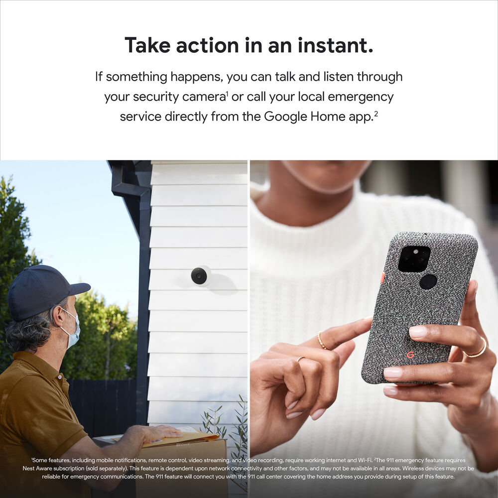 Camera an ninh Google Nest Cam Outdoor Battery