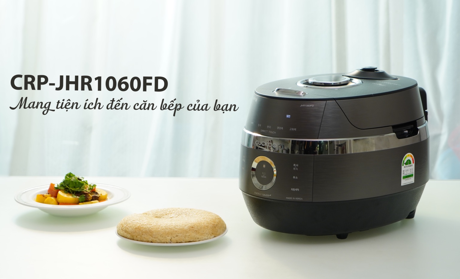 Nồi cơm điện cao tần Cuckoo CRP-JHR1060FD 1.8L