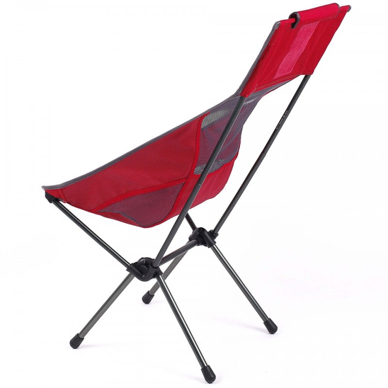 Ghế Dã Ngoại Cao Cấp Helinox Sunset Chair - Scarlet/Iron Block