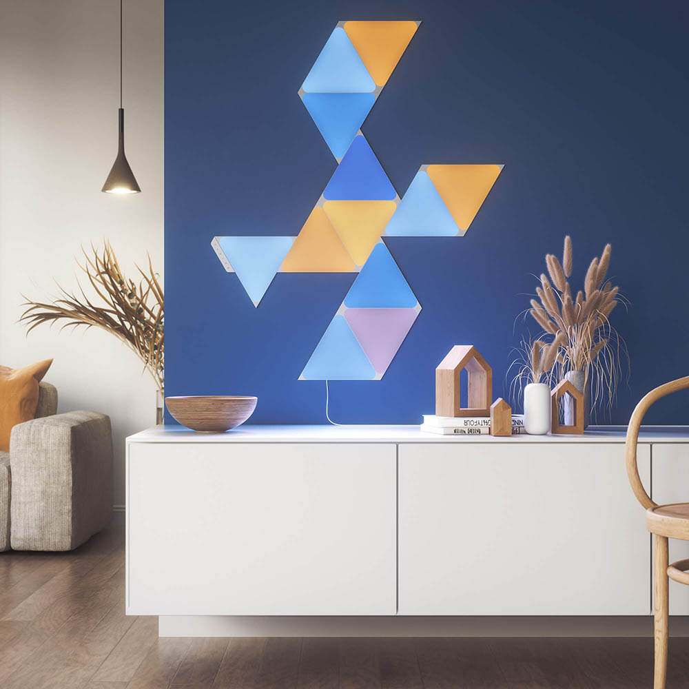 Bộ đèn thông minh Nanoleaf Shapes | Triangle Starter Kit | 9 miếng
