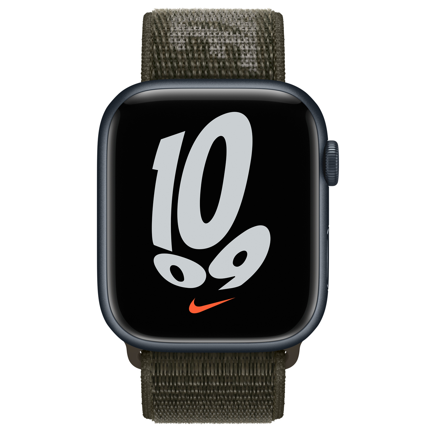 Apple Watch Nike Series 7 (GPS + Cellular) 45mm Midnight Aluminum Case with Nike Sport Loop