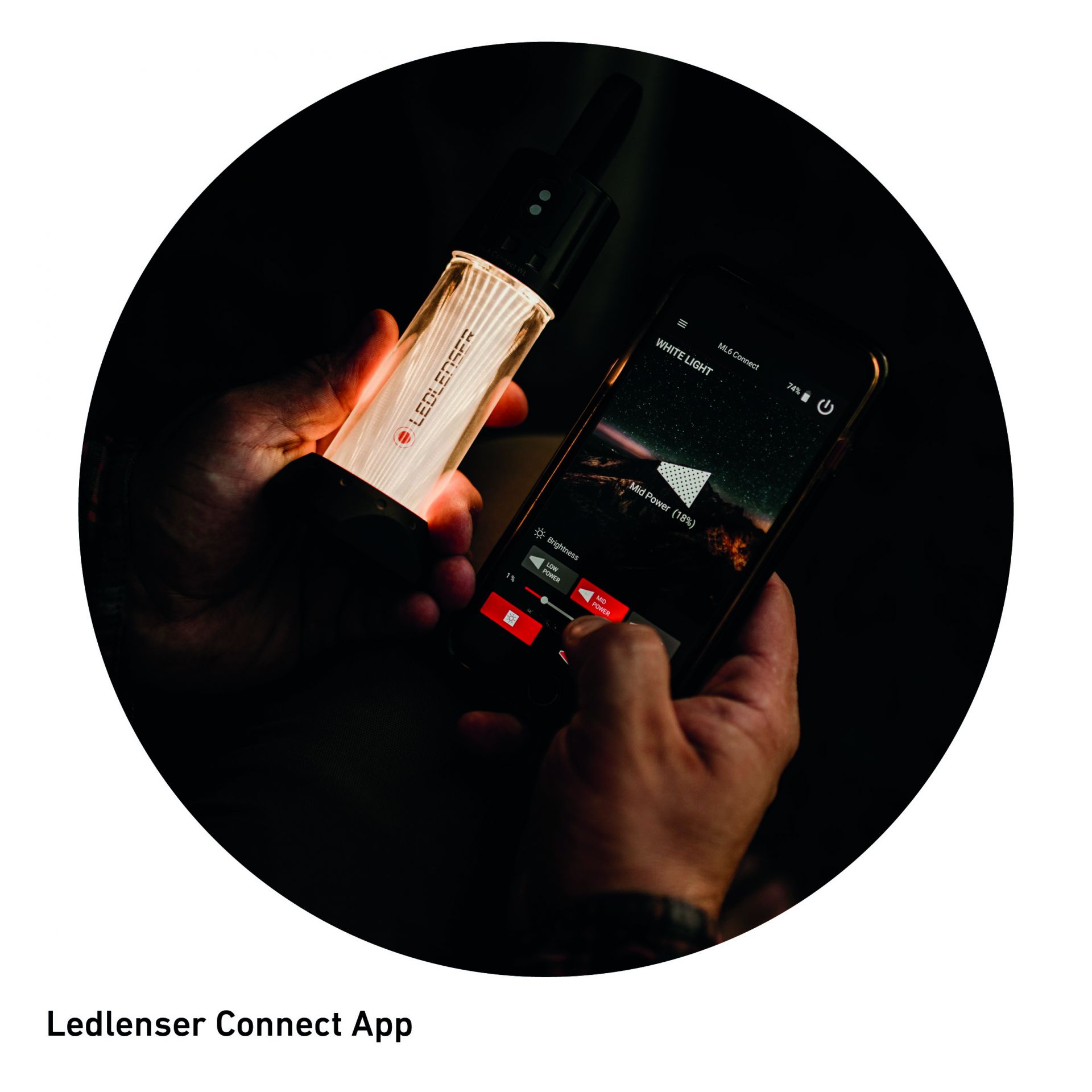 Đèn pin cắm trại Ledlenser ML6 Connect WL