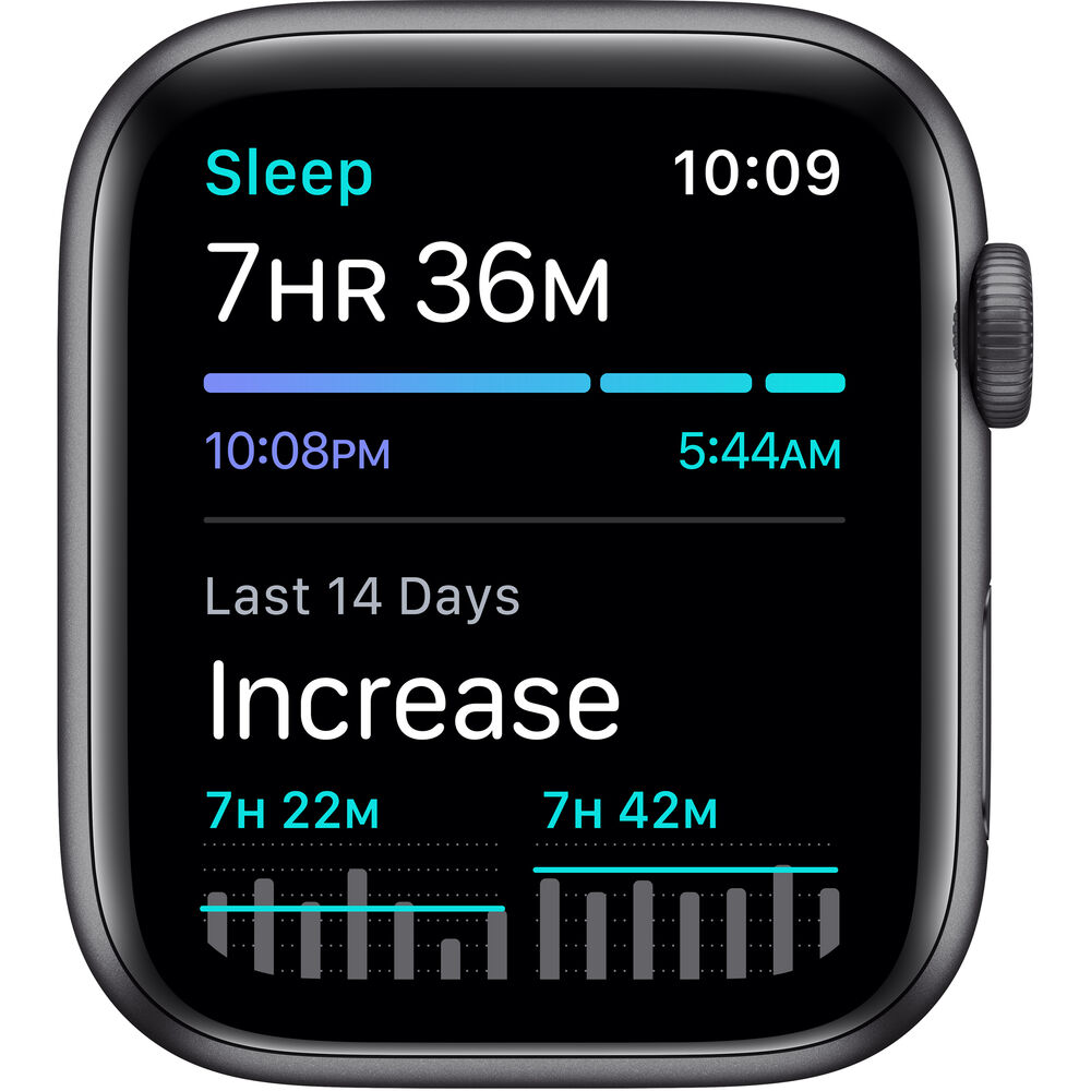 Apple Watch SE GPS, 44mm Aluminum Case with Sport Band