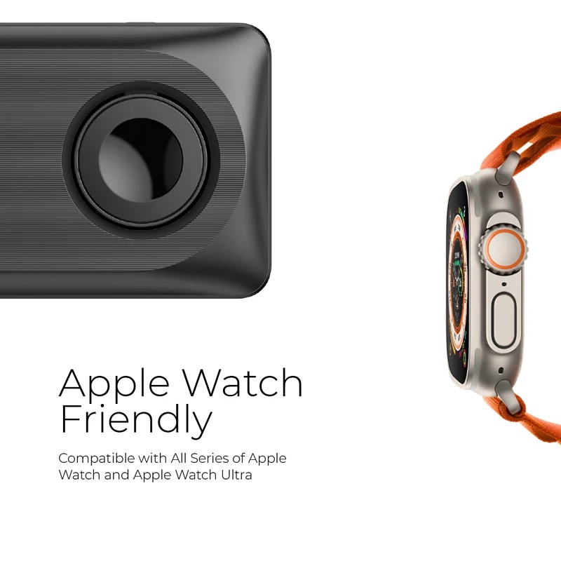 Pin Dự Phòng Mazer MagAir14 DUO MagSafe 15W + Apple Watch (10.000mAh)