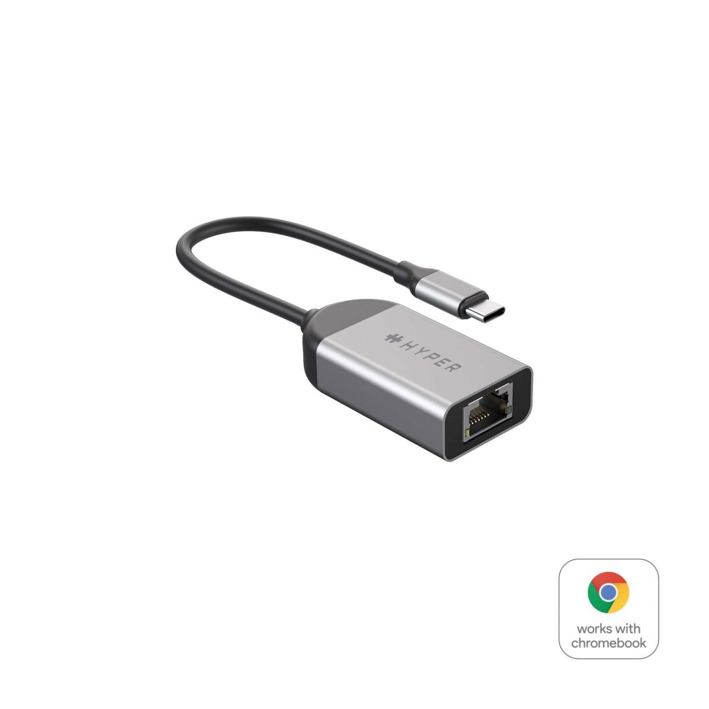 Cổng chuyển đổi Chromebook Hyper – Hyperdrive Usb-C To 2.5Gbps Ethernet Adapter