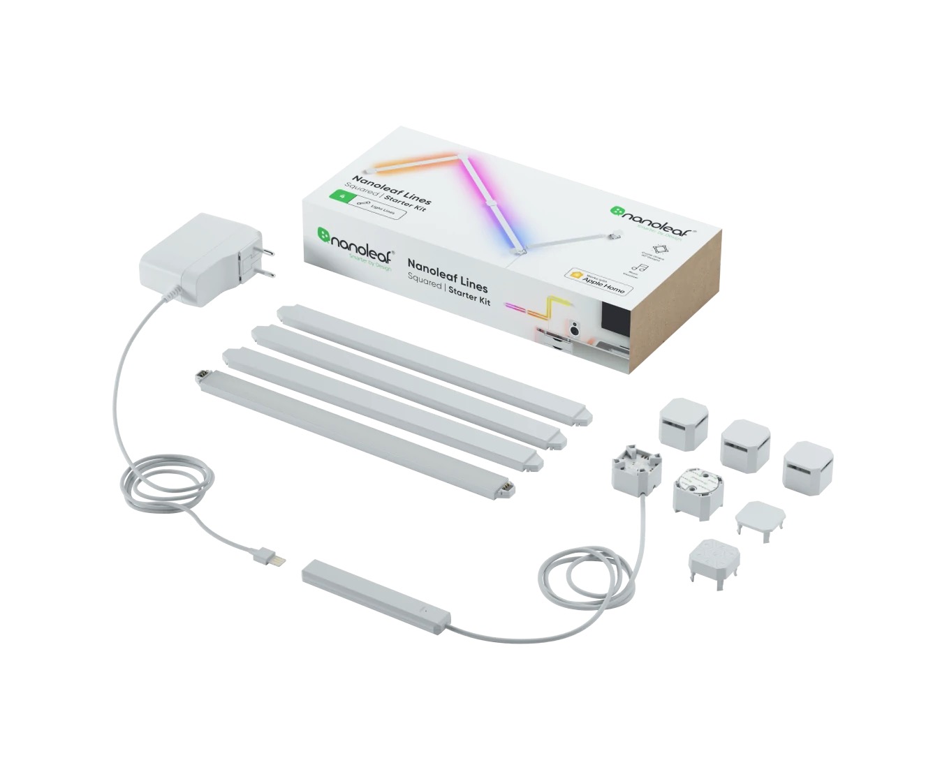 Bộ đèn thông minh Nanoleaf Lines 90 Degrees Smarter Kit (4 thanh)