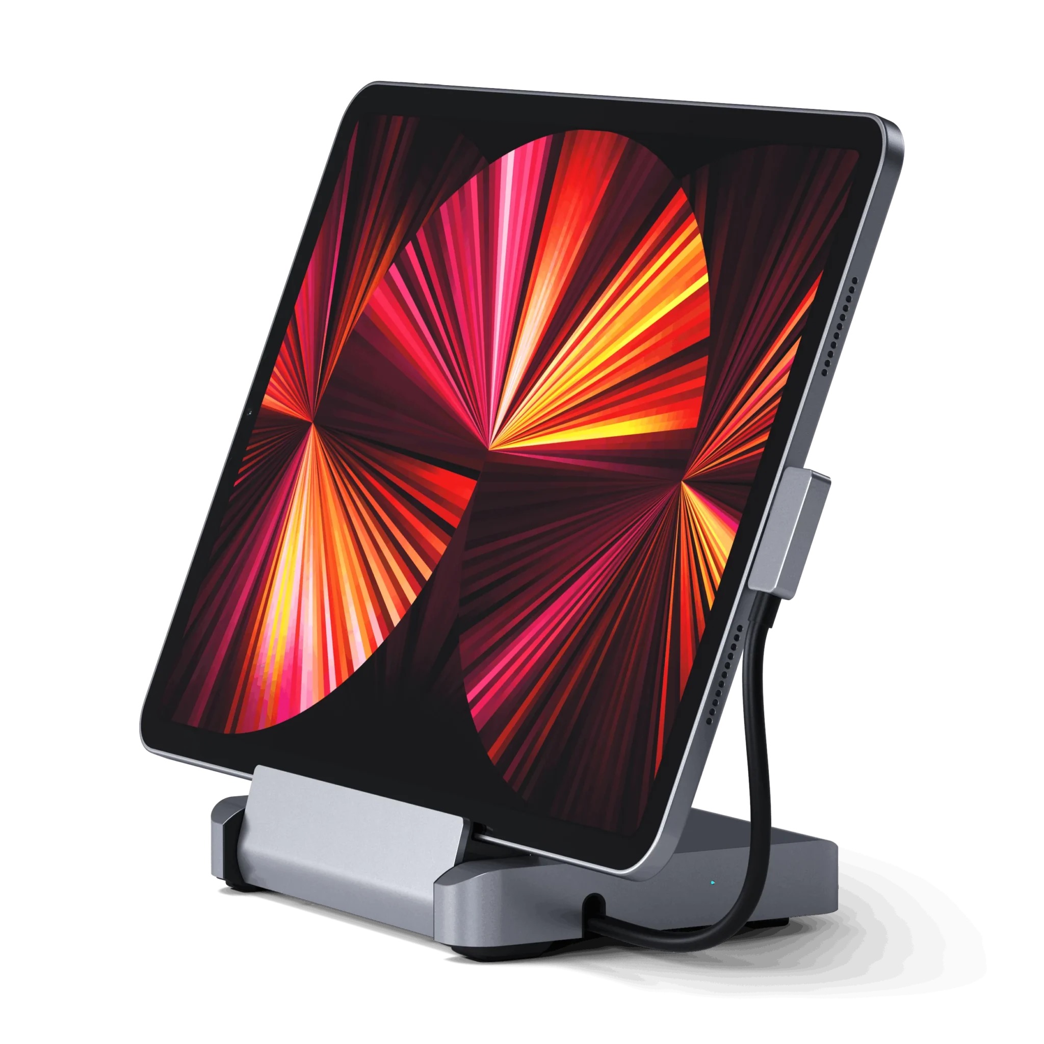 Đế nhôm kiêm bộ chuyển đổi Satechi 6in1 HDMi 4K/60Hz USB-C cho iPad Pro