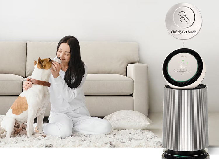 Máy lọc không khí LG PuriCare 360 Alpha Double AS10GDBY0.ABAE 72W - Thiết kế