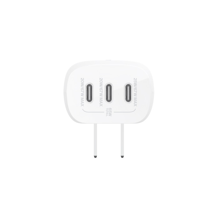 Cục sạc nhanh Belkin 67W Triol 3 x USB-C PD3.1 PPS GaN