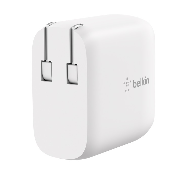 Cục sạc nhanh Belkin 40W, USB-C PD 20W + USB-C PD 20W