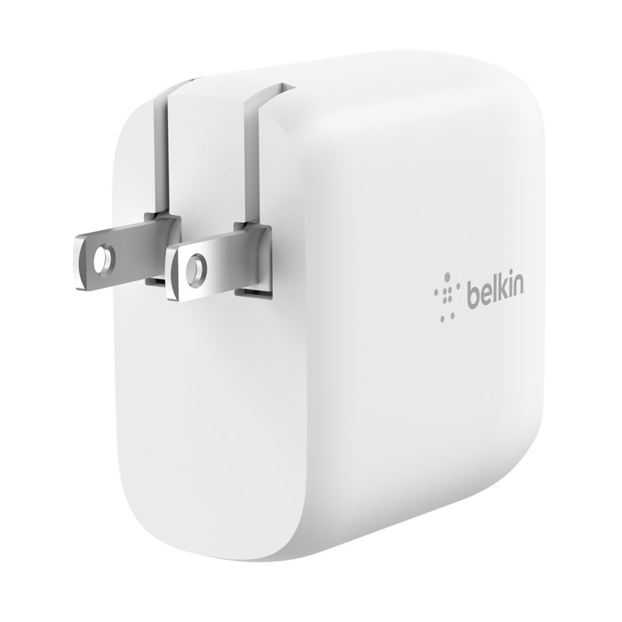 Cục sạc nhanh Belkin 40W, USB-C PD 20W + USB-C PD 20W