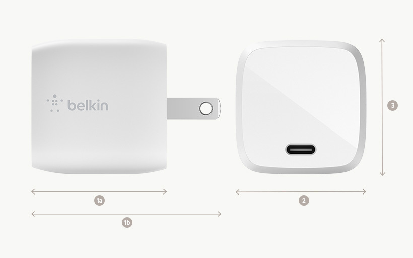 Cục sạc nhanh Belkin Cubic 30W USB-C Wall Charger