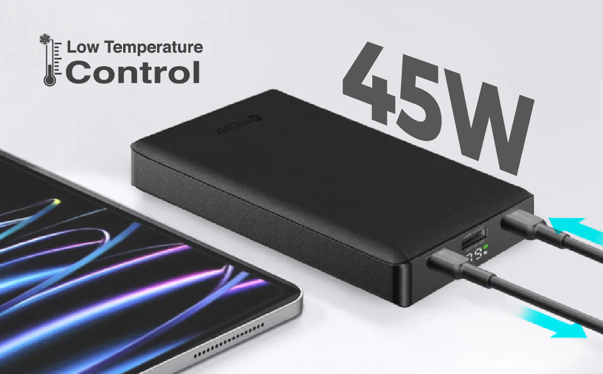 Pin sạc dự phòng Mazer PowerCharger PD45W, 20000mAh