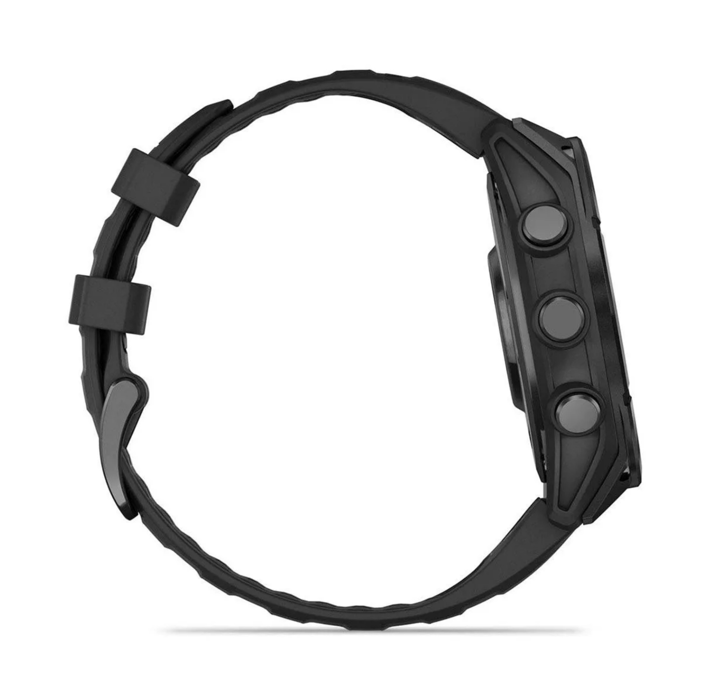 Garmin Fenix 8 AMOLED (47MM) - Sapphire, Slate Gray with Black Silicone Band