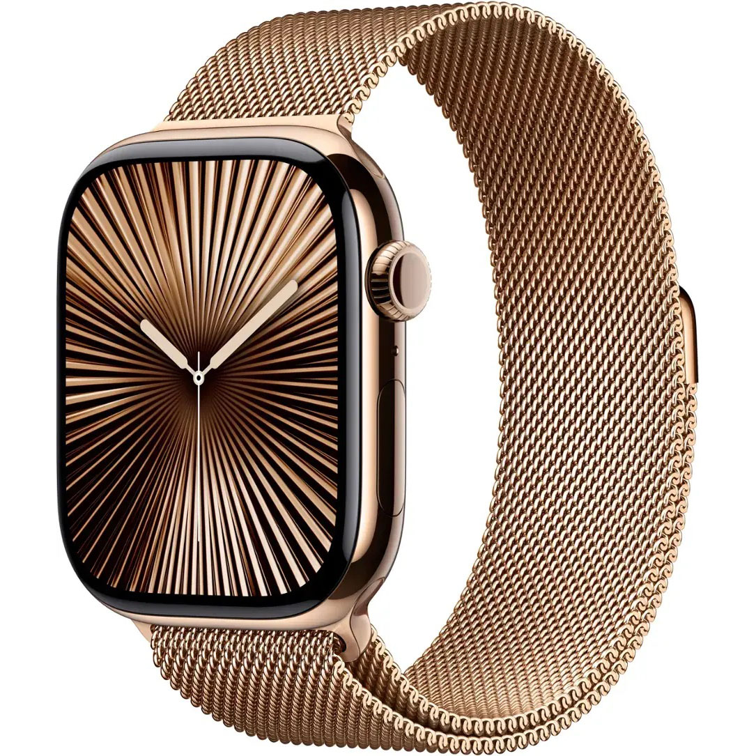 Apple Watch Series 10 (GPS+Cellular) 46mm Titanium Case, Milanese Loop