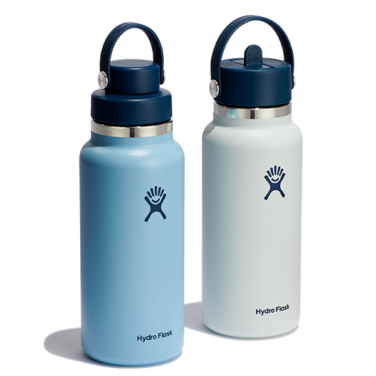 Combo bình giữ nhiệt Hydro Flask Wide Mount 32 OZ (949ml) (Blue Set) - phiên bản giới hạn