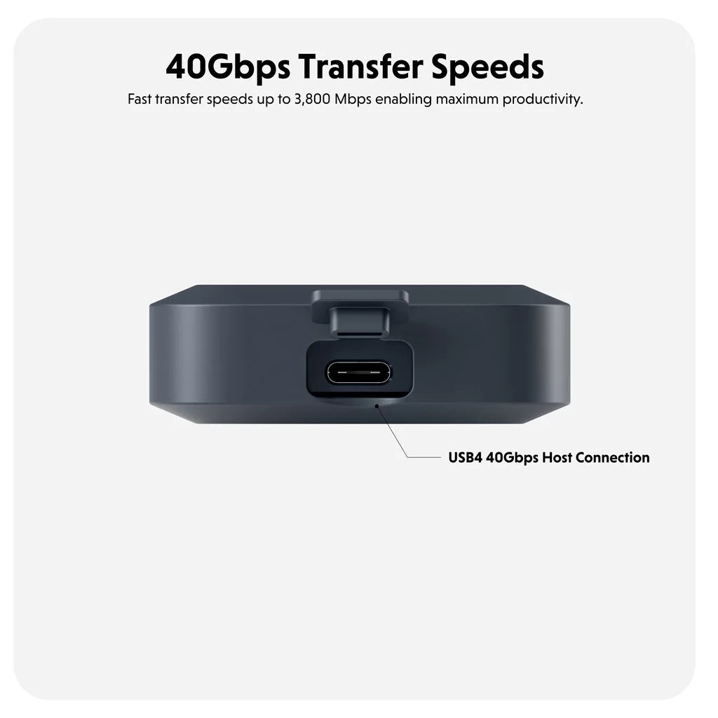 Box ổ cứng SSD Hyperdrive Next USB4 NVME SSD Enclosure