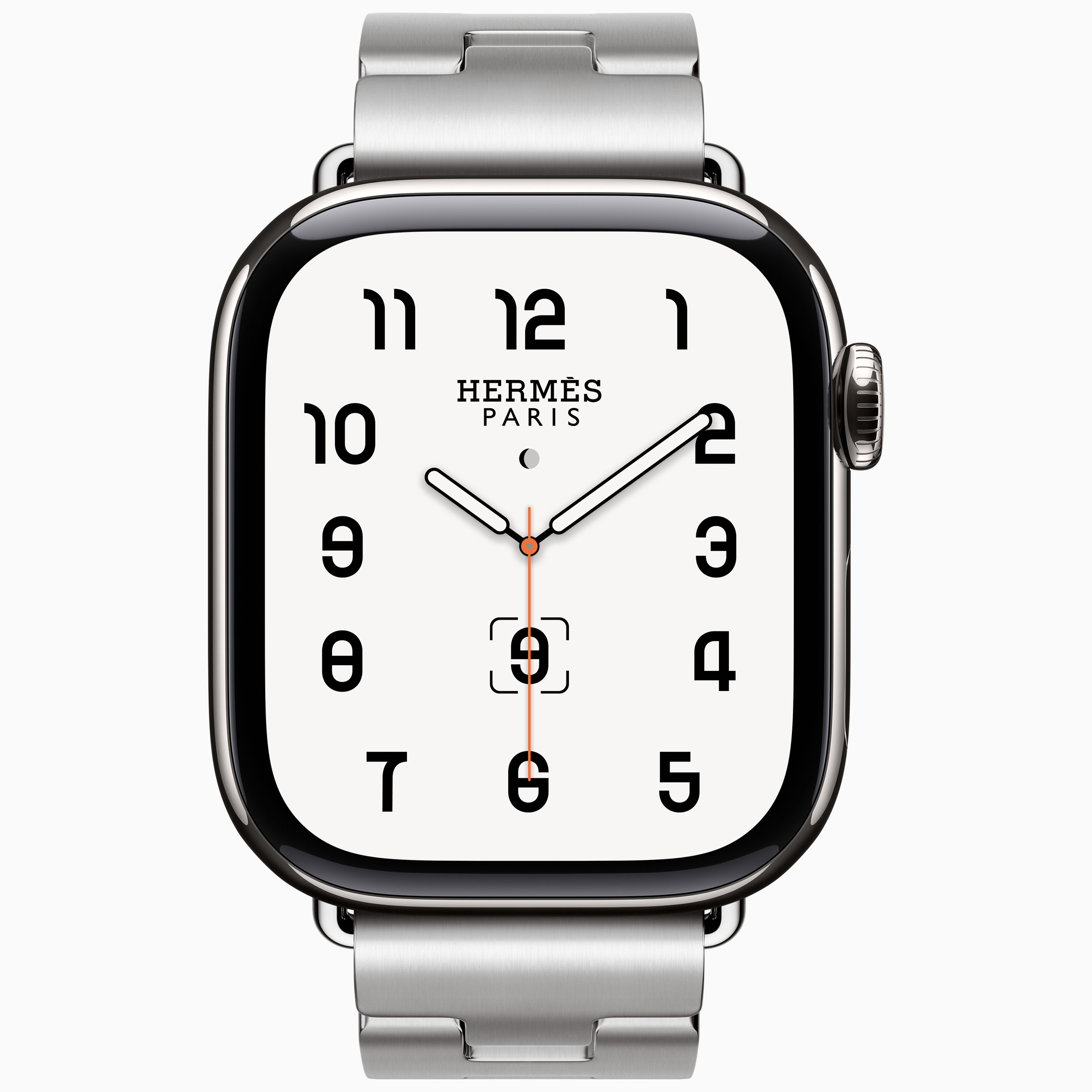 Apple Watch Hermès Series 10 Titanium Case, Satiné Grand H