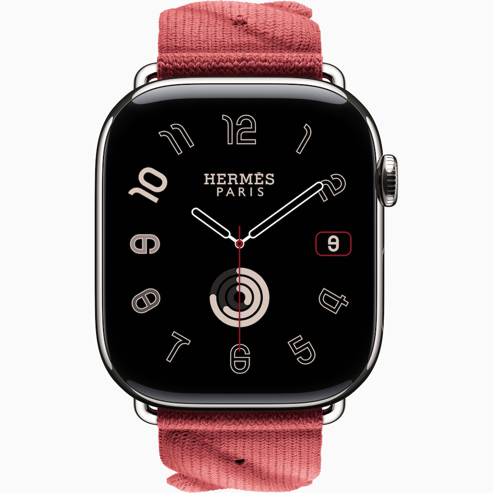 Apple Watch Hermès Series 10 Titanium Case, Torsade Single Tour