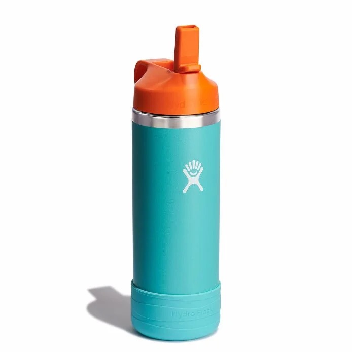 Bình giữ nhiệt cho bé Hydro Flask Kids Wide Mouth Straw Cap and Boot 18 OZ (Season 2025)
