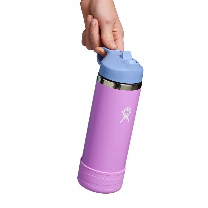 Bình giữ nhiệt cho bé Hydro Flask Kids Wide Mouth Straw Cap and Boot 18 OZ (Season 2025)