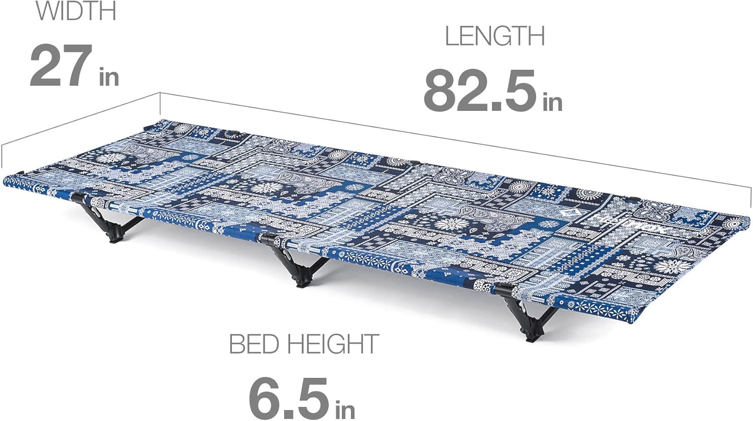 Giường dã ngoại Helinox Cot One Convertible, Blue Bandana