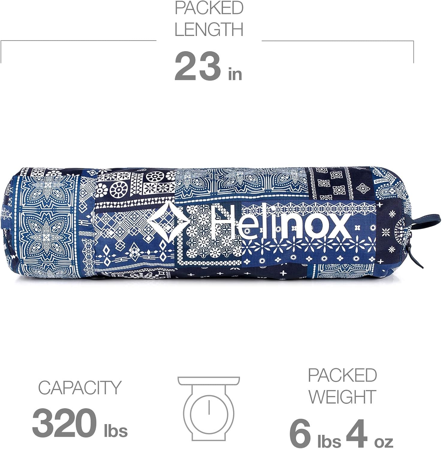 Giường dã ngoại Helinox Cot One Convertible, Blue Bandana