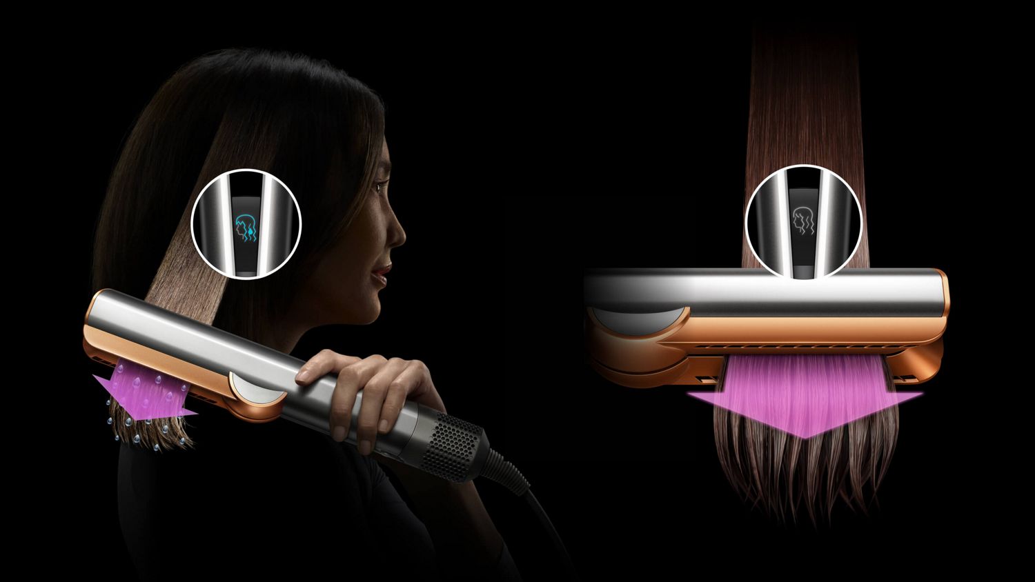 Máy duỗi sấy tóc Dyson Airstrait (Red Velvet / Gold) | Limited Edition