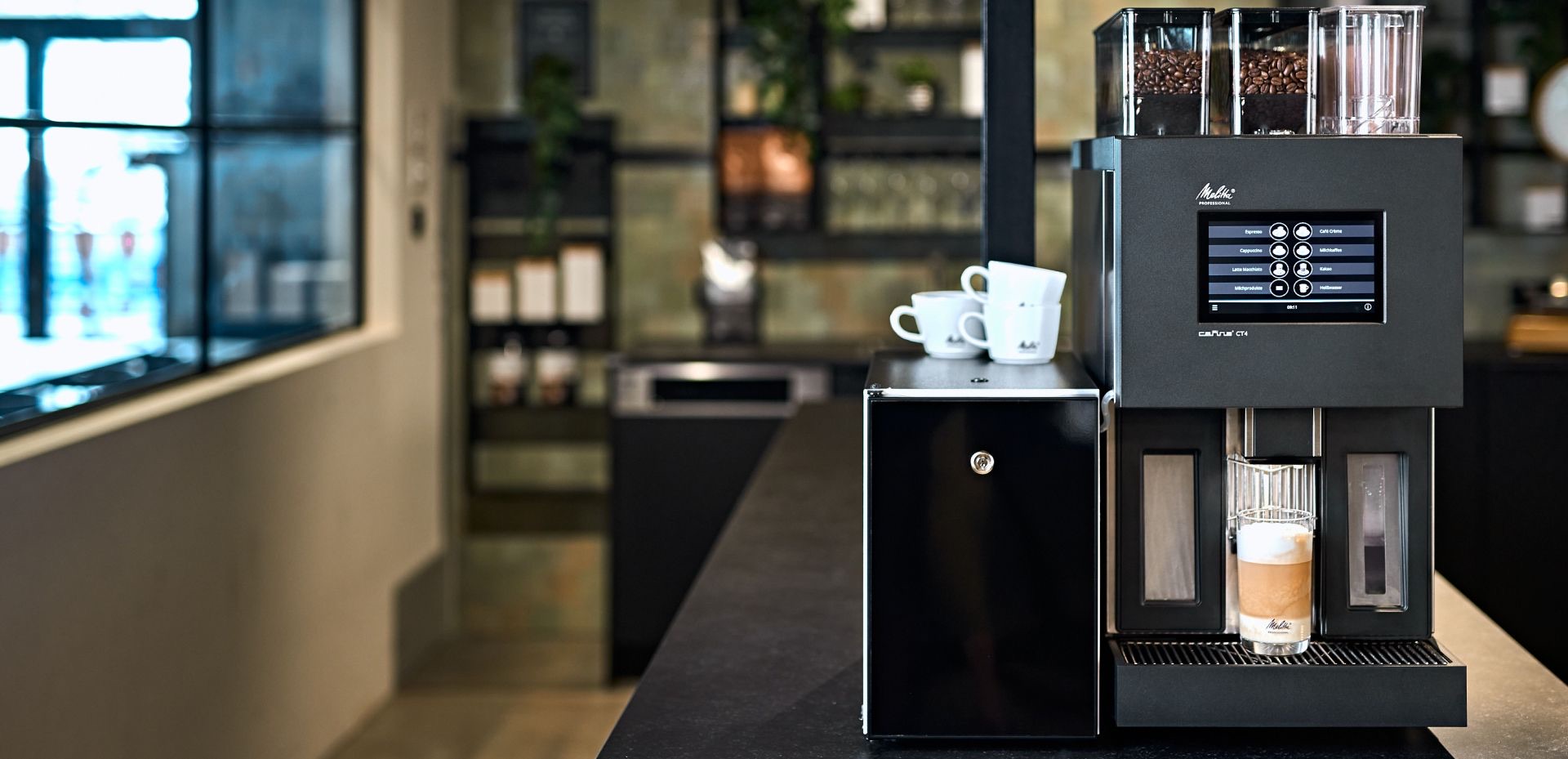 Máy pha cà phê siêu tự động Melitta Cafina CT4
