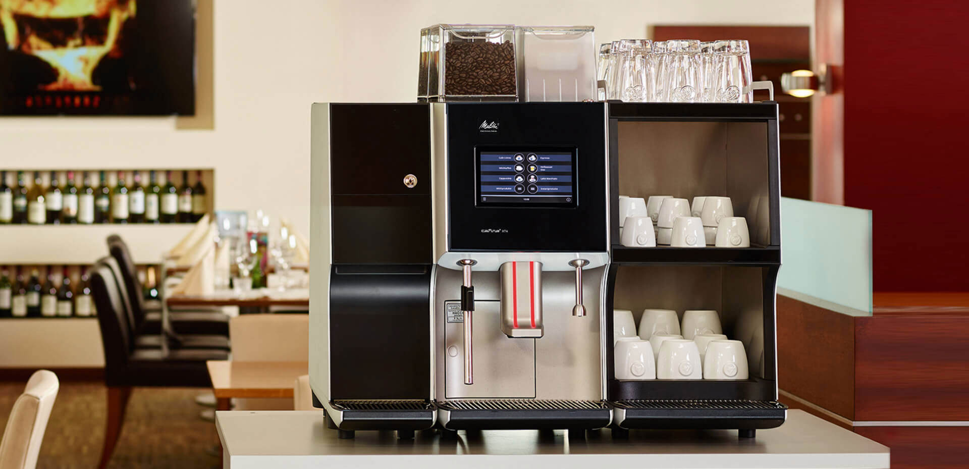 Máy pha cà phê siêu tự động Melitta Cafina XT4