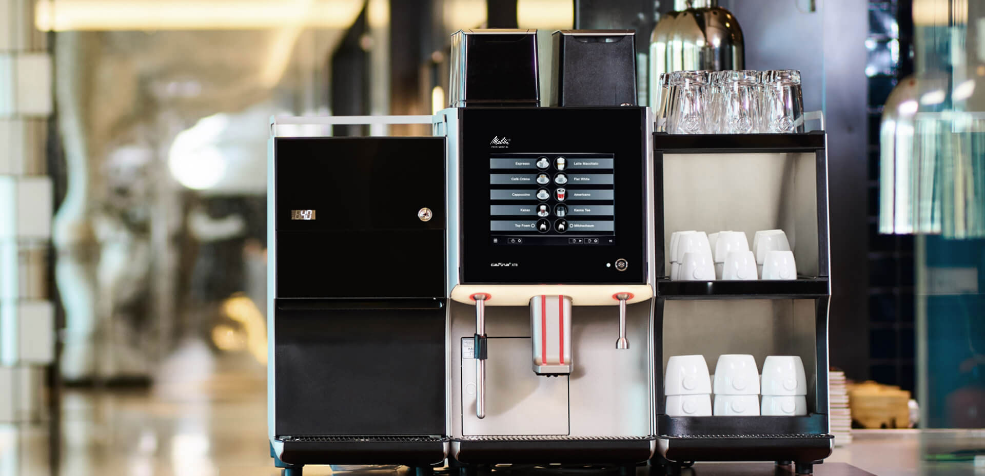 Máy pha cà phê siêu tự động Melitta Cafina XT8