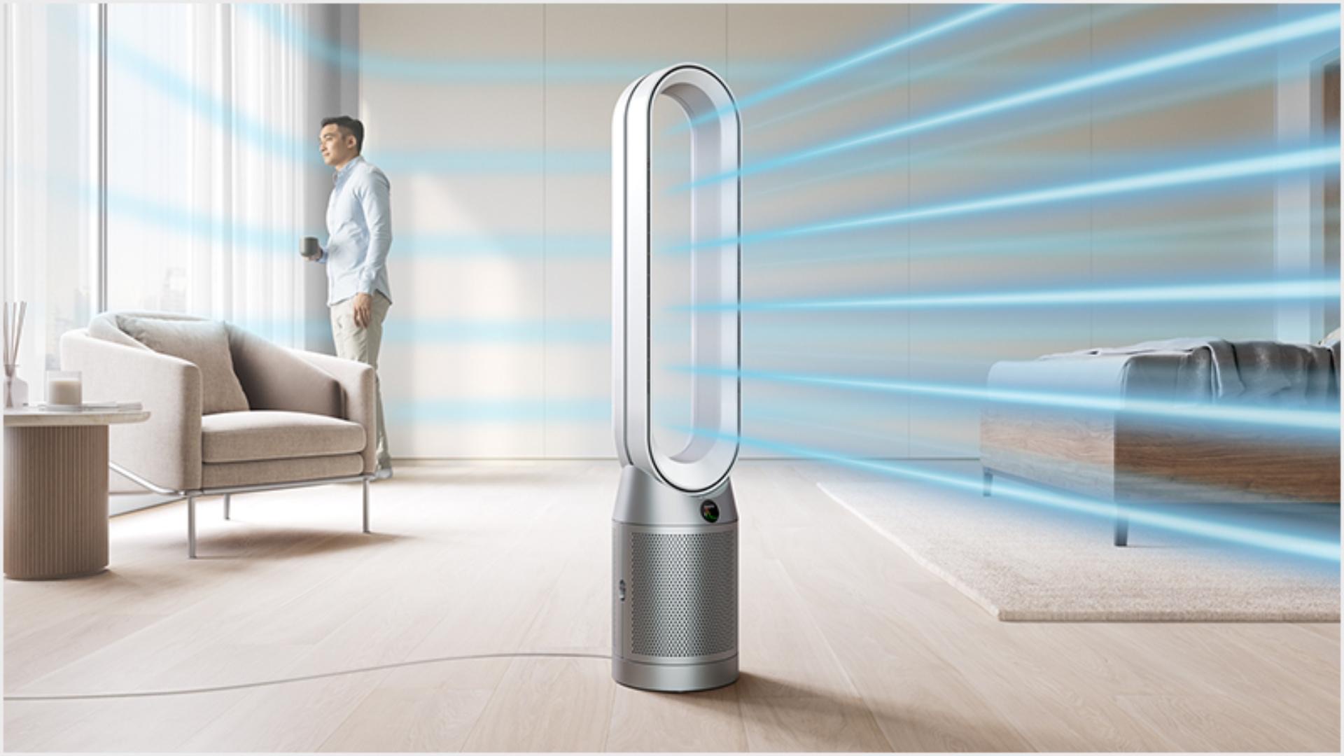 Quạt không cánh lọc không khí Dyson Pure Cool TP07 (Black / Nickel)