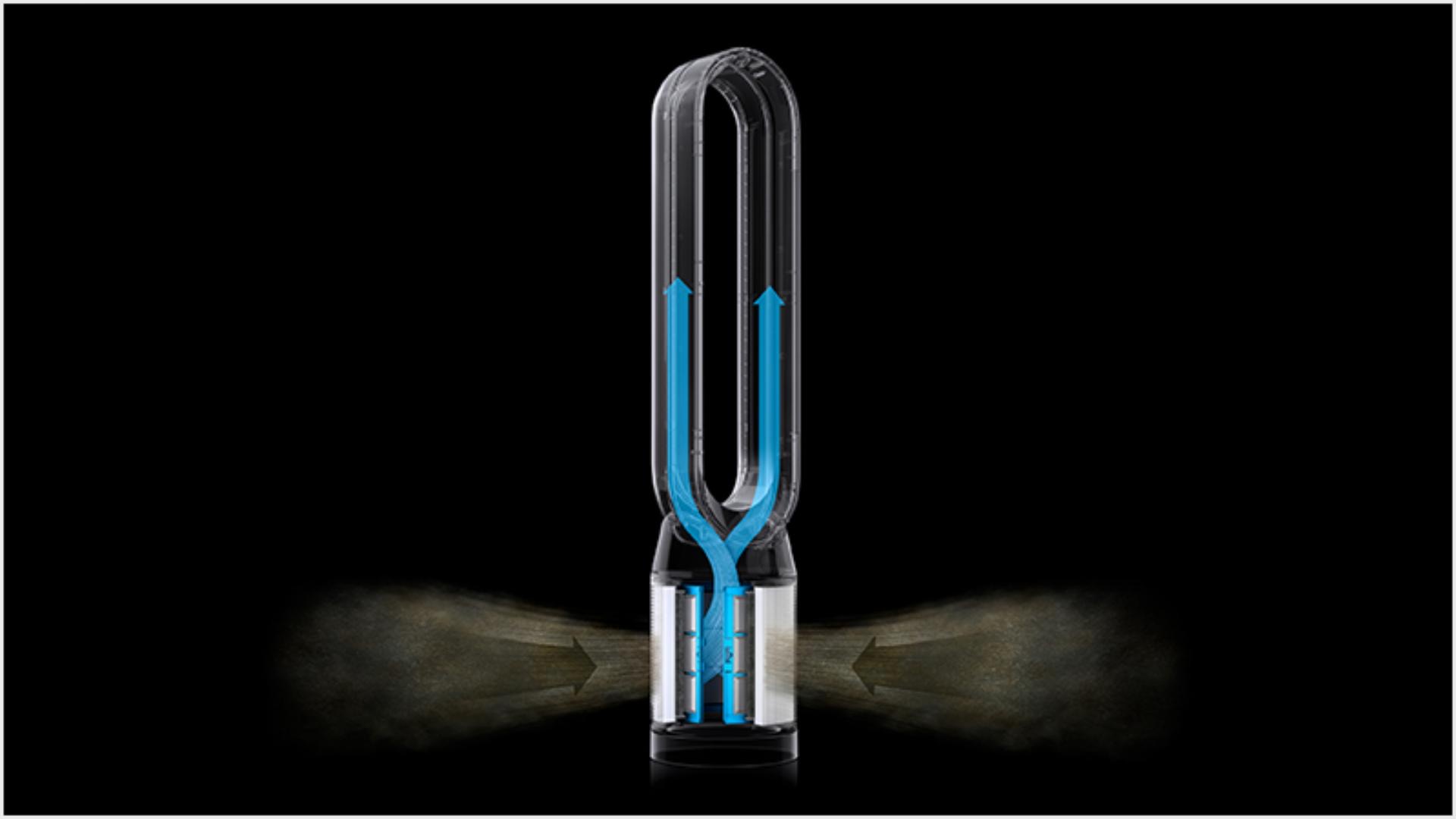 Quạt không cánh lọc không khí Dyson Pure Cool TP07 (Black / Nickel)