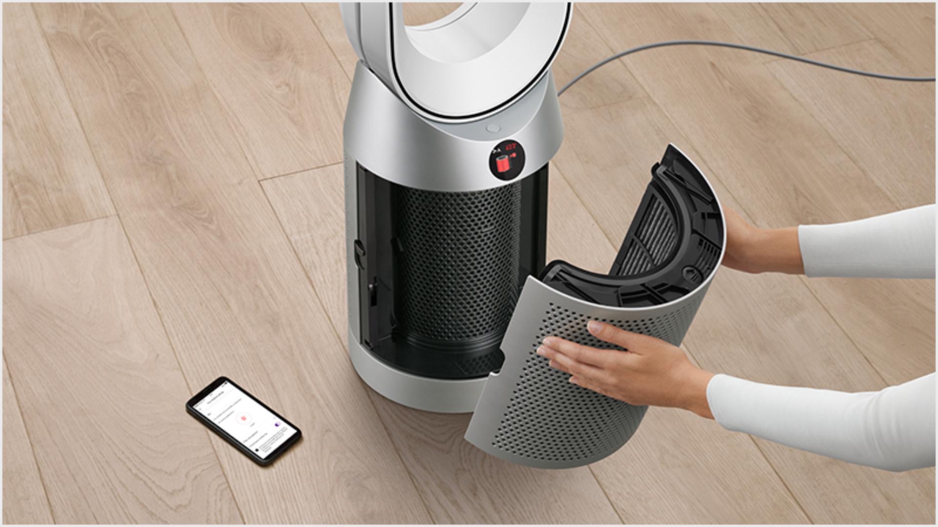 Quạt không cánh lọc không khí Dyson Pure Cool TP07 (Black / Nickel)