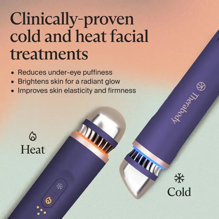Máy massage đẩy tinh chất Therabody TheraFace Depuffing Wand