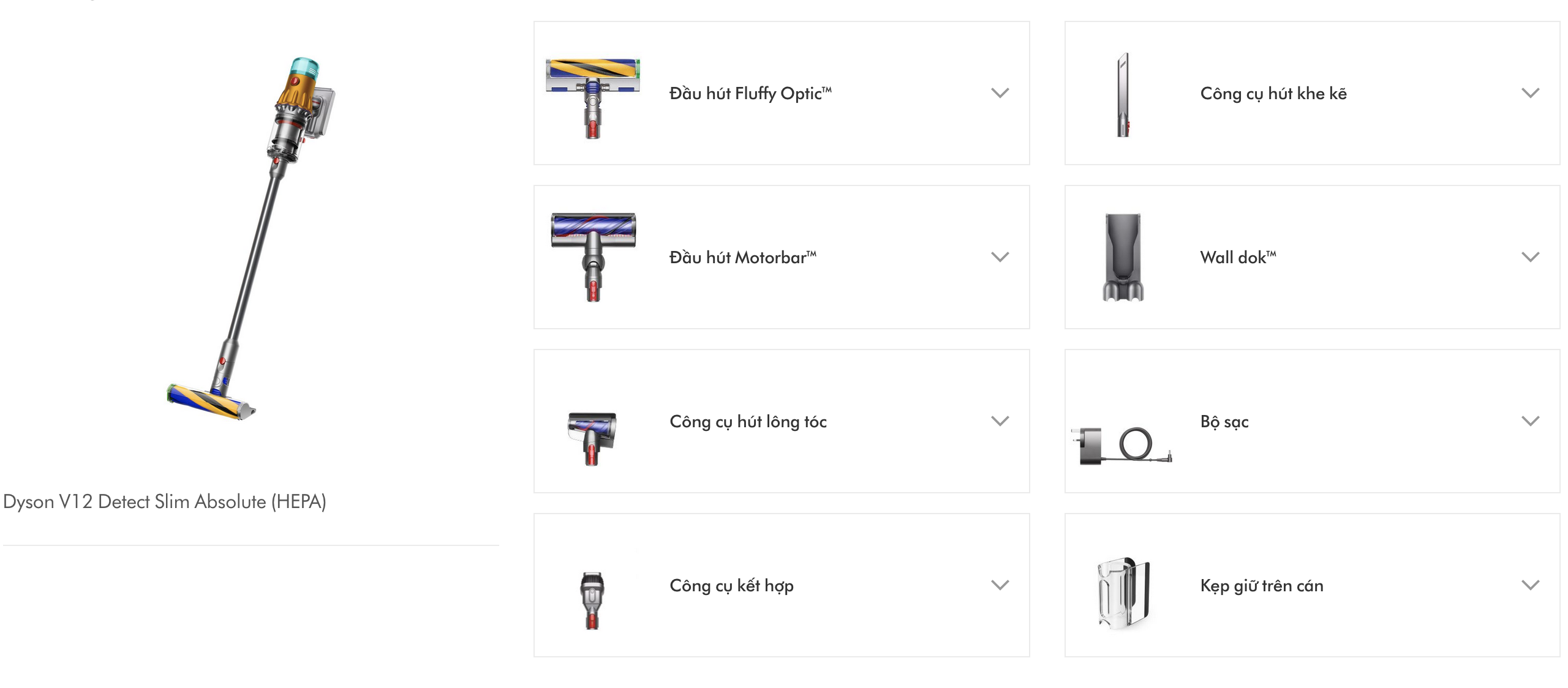 Máy hút bụi Dyson V12 Detect Slim Absolute