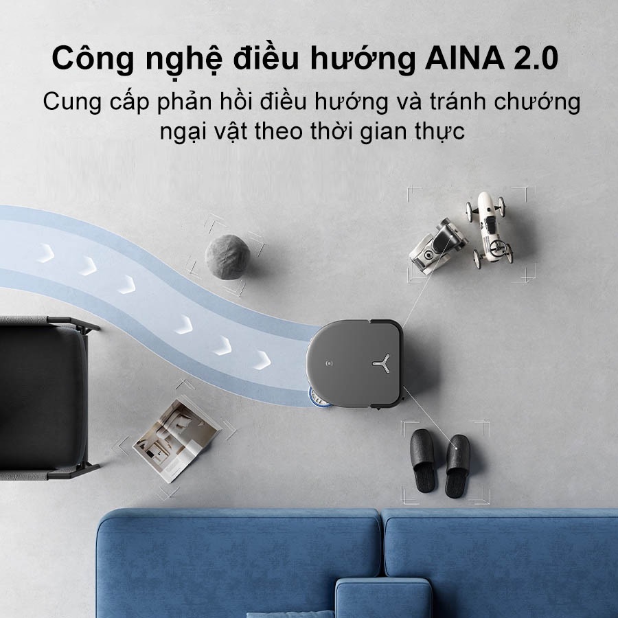 Robot hút bụi lau nhà Ecovacs Deebot X5 Pro Omni