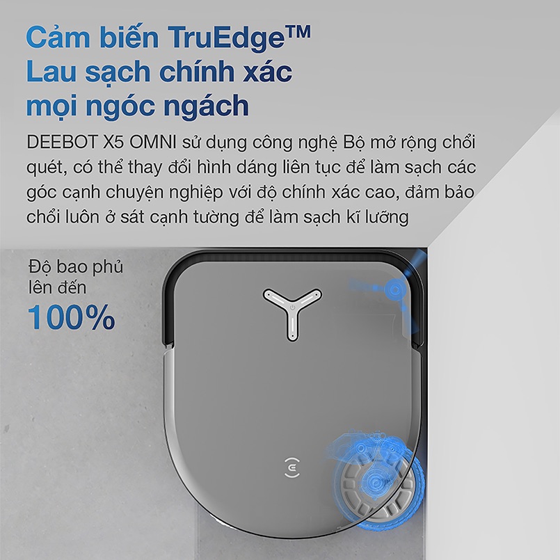 Robot hút bụi lau nhà Ecovacs Deebot X5 Pro Omni