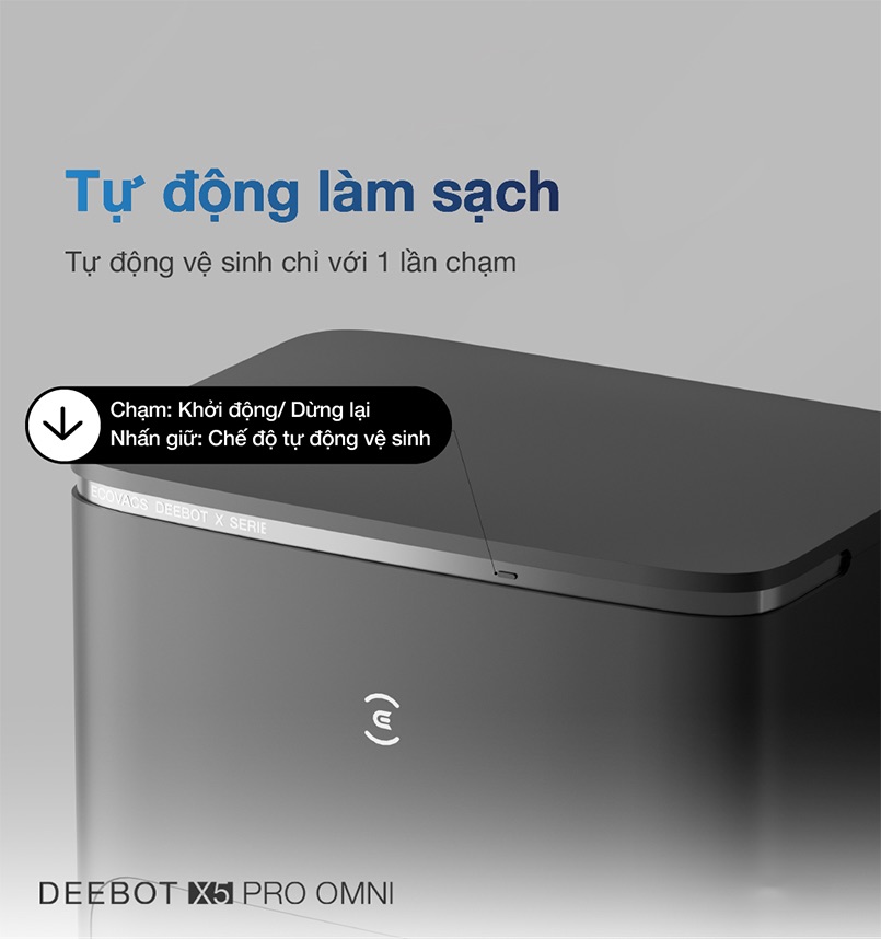 Robot hút bụi lau nhà Ecovacs Deebot X5 Pro Omni