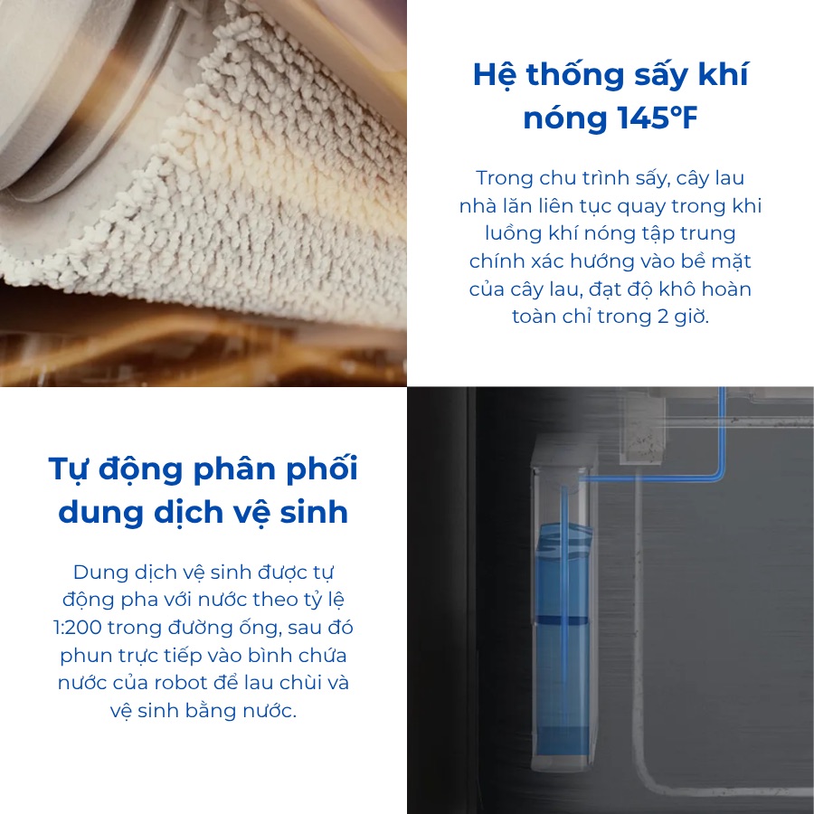 Robot hút bụi lau nhà Ecovacs Deebot X9 Pro Omni