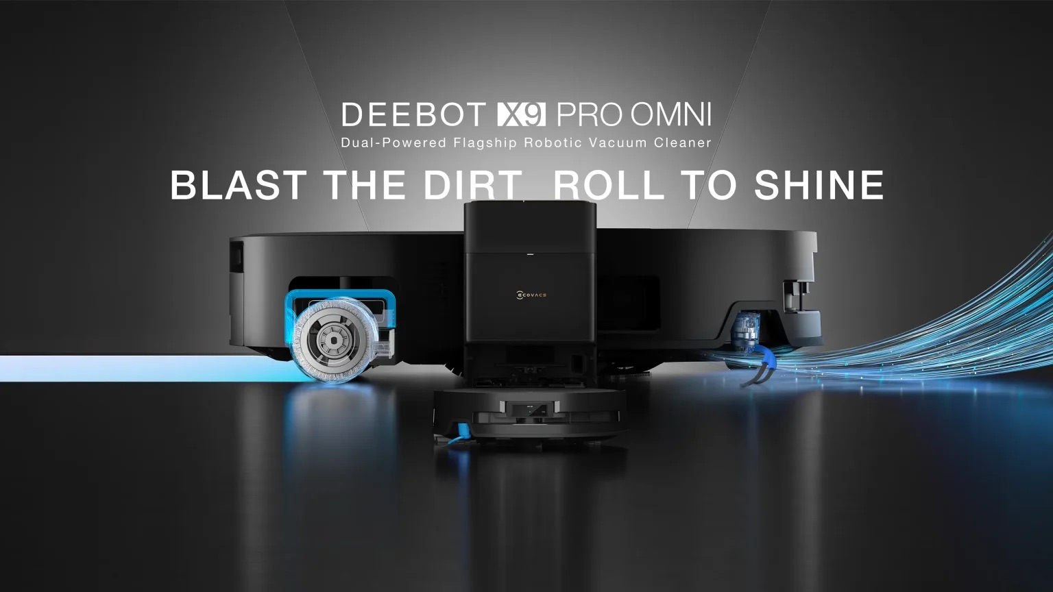 Robot hút bụi lau nhà Ecovacs Deebot X9 Pro Omni