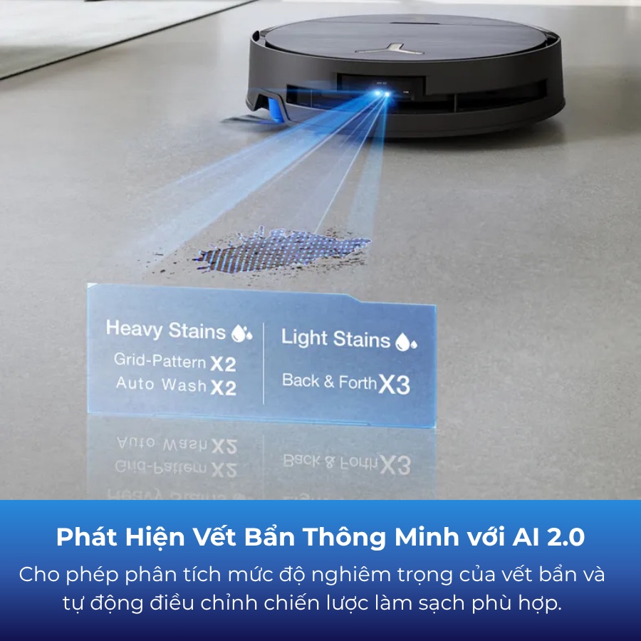 Robot hút bụi lau nhà Ecovacs Deebot X9 Pro Omni