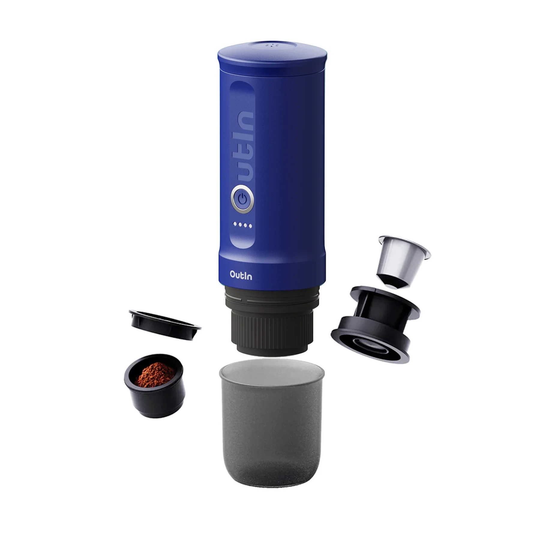 Máy pha cà phê Outin Nano Portable Espresso Machine Set (Ocean Blue) - Limited Special Edition