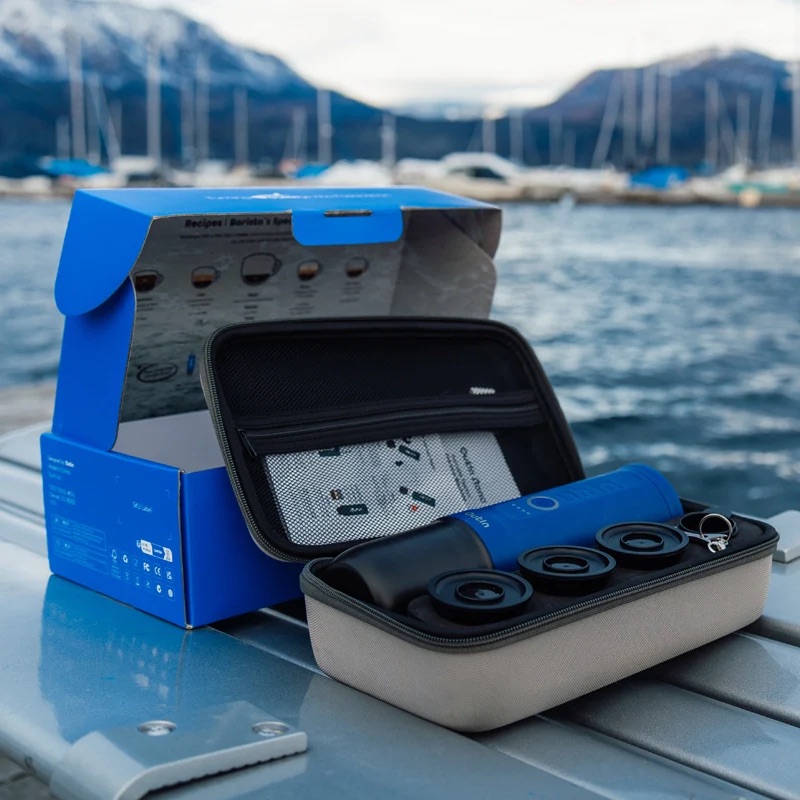 Máy pha cà phê Outin Nano Portable Espresso Machine Set (Ocean Blue) - Limited Special Edition